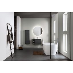 Duravit D-Neo umywalka 80x48 cm meblowa prawa biała 2370800000