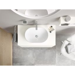 Duravit D-Neo umywalka 60x40 cm nablatowa owalna biała 2372600070