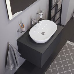 Duravit D-Neo umywalka 60x40 cm nablatowa owalna biała 2372600070