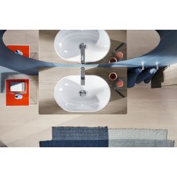 Duravit D-Neo umywalka 60x40 cm nablatowa owalna biała 2372600070