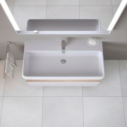 Duravit Qatego umywalka 100x47 cm meblowa prostokątna biały połysk 2382100027