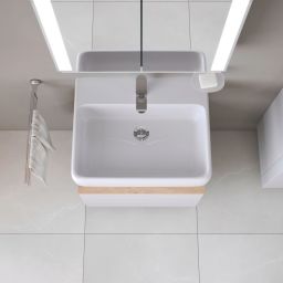 Duravit Qatego umywalka 60x47 cm meblowa prostokątna biały połysk 2382600000