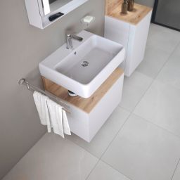 Duravit Qatego umywalka 60x47 cm meblowa prostokątna biały połysk 2382600000