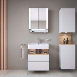 Duravit Qatego umywalka 60x47 cm meblowa prostokątna HygieneGlaze biały połysk 2382602000