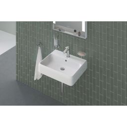 Duravit Qatego umywalka 60x47 cm meblowa prostokątna HygieneGlaze biały połysk 2382602000