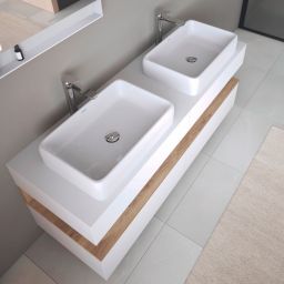 Duravit Qatego umywalka 60x40 cm prostokątna meblowa biała 2383600079