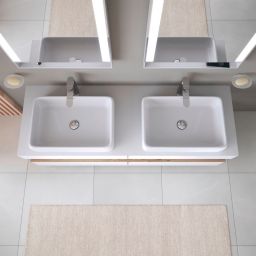 Duravit Qatego umywalka 60x40 cm prostokątna meblowa biała 2383600079