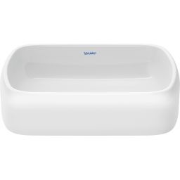 Duravit Qatego umywalka 50x40 cm prostokątna nablatowa biała 2384500079