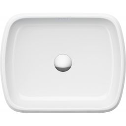 Duravit Qatego umywalka 50x40 cm prostokątna nablatowa biała 2384500079