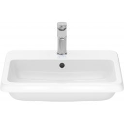 Duravit Qatego umywalka 55x45,5 cm prostokątna wpuszczana biała 2396550027