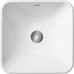 Duravit D-Neo umywalka 40x40 cm kwadratowa nablatowa biała 2397400070