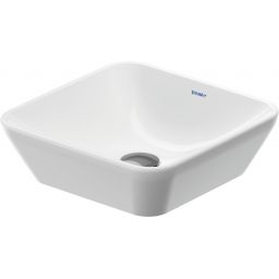 Duravit D-Neo umywalka 40x40 cm kwadratowa nablatowa biała 2397400070