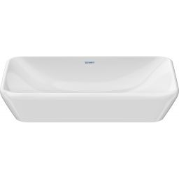 Duravit D-Neo umywalka 60x40 cm prostokątna nablatowa biała 2397600070