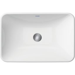 Duravit D-Neo umywalka 60x40 cm prostokątna nablatowa biała 2397600070