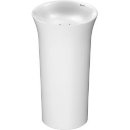 Duravit White Tulip umywalka 50 cm wolnostojąca okrągła biała 2702500070