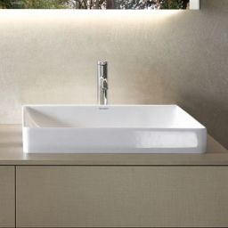 Duravit DuraSquare umywalka 60x34.5 cm nablatowa prostokątna biała 2355600000