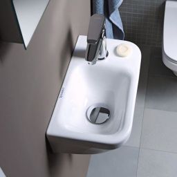 Duravit DuraStyle umywalka 36x22 cm ścienna półokrągła biała 0713360000