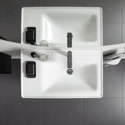 Duravit D-Neo umywalka 80x48 cm meblowa prawa biała 2370800000