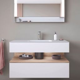 Duravit Qatego umywalka 48x32 cm podblatowa prostokątna biały połysk 0398480028