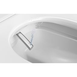 Duravit SensoWash D-Neo Compact miska WC wisząca HygieneGlaze z deską myjącą biały połysk 654000012004300