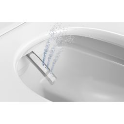 Duravit SensoWash D-Neo Compact miska WC wisząca HygieneGlaze z deską myjącą biały połysk 654000012004300