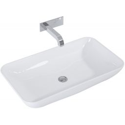 Elita Fresi umywalka 70x40 cm prostokątna nablatowa biała RE040700168060