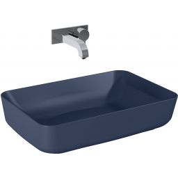 Elita Nomia umywalka 50x39 cm prostokątna nablatowa navy blue matt RE040500057030