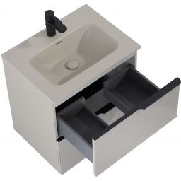 Elita Skappa umywalka 60,8x46 cm prostokątna meblowa fume matt RE040603067020