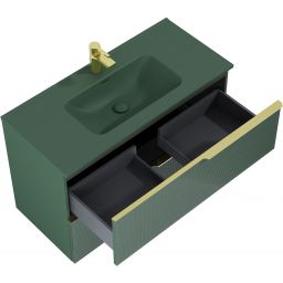 Elita Skappa umywalka 100,8x46 cm prostokątna meblowa forest green matt RE041003067010