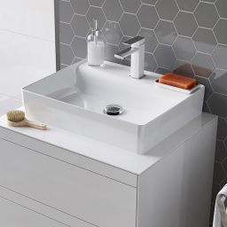 Excellent Rima 2.0 umywalka 60x40 cm nablatowa biała CEEX.4901.600.WH