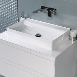 Excellent Rima 2.0 umywalka 60x40 cm nablatowa prostokątna biała CEEX.4902.600.WH