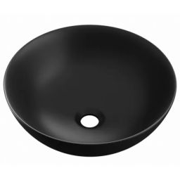 Excellent Luqa umywlka 40 cm nablatowa okrągła czarny mat CEAC.6401.400.BLM
