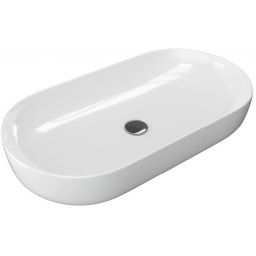 Actima Jima umywalka 82x41 cm nablatowa owalna biała CEAC.2001.820.WH
