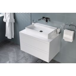 Excellent Rima 2.0 umywalka 60x40 cm nablatowa prostokątna biała CEEX.4902.600.WH