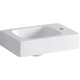 Geberit iCon umywalka 38x28 cm prostokątna KeraTect biała 124736600