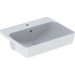 Geberit Variform umywalka 55x45 cm częściowo wpuszczana prostokątna KeraTect biała 500.681.00.1