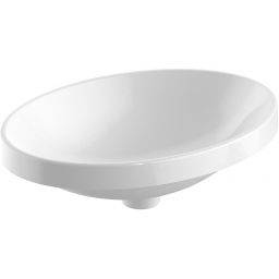 Geberit Variform umywalka 55x40 cm wpuszczana owalna KeraTect biała 500.719.00.2