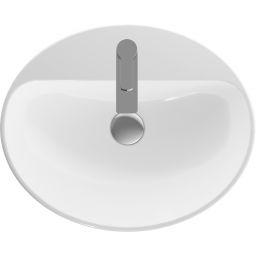 Geberit Variform umywalka 55x45 cm wpuszczana owalna KeraTect biała 500.721.00.2