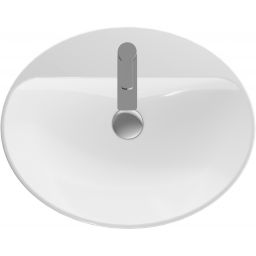 Geberit Variform umywalka 60x48 cm wpuszczana owalna KeraTect biała 500.724.00.2