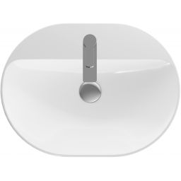 Geberit Variform umywalka 60x45 cm wpuszczana owalna KeraTect biała 500.732.00.2