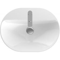 Geberit Variform umywalka 60x45 cm wpuszczana owalna KeraTect biała 500.734.00.2