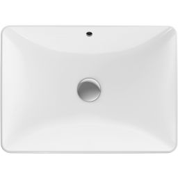 Geberit Variform umywalka 55x40 cm wpuszczana prostokątna KeraTect biała 500.737.00.2