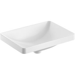 Geberit Variform umywalka 55x40 cm wpuszczana prostokątna KeraTect biała 500.739.00.2