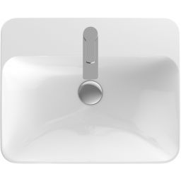 Geberit Variform umywalka 55x45 cm wpuszczana prostokątna KeraTect biała 500.742.00.2