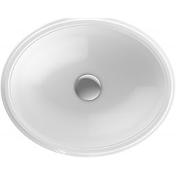 Geberit Variform umywalka 42x33 cm podblatowa owalna biała 500.750.01.2