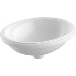 Geberit Variform umywalka 42x33 cm podblatowa owalna KeraTect biała 500.751.00.2