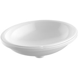 Geberit Variform umywalka 50x40 cm podblatowa owalna KeraTect biała 500.755.00.2