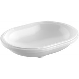 Geberit Variform umywalka 55x40 cm podblatowa owalna KeraTect biała 500.759.00.2