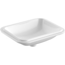 Geberit Variform umywalka 45x35 cm podblatowa prostokątna KeraTect biała 500.763.00.2