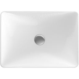 Geberit Variform umywalka 55x40 cm nablatowa prostokątna KeraTect biała 500.779.00.2